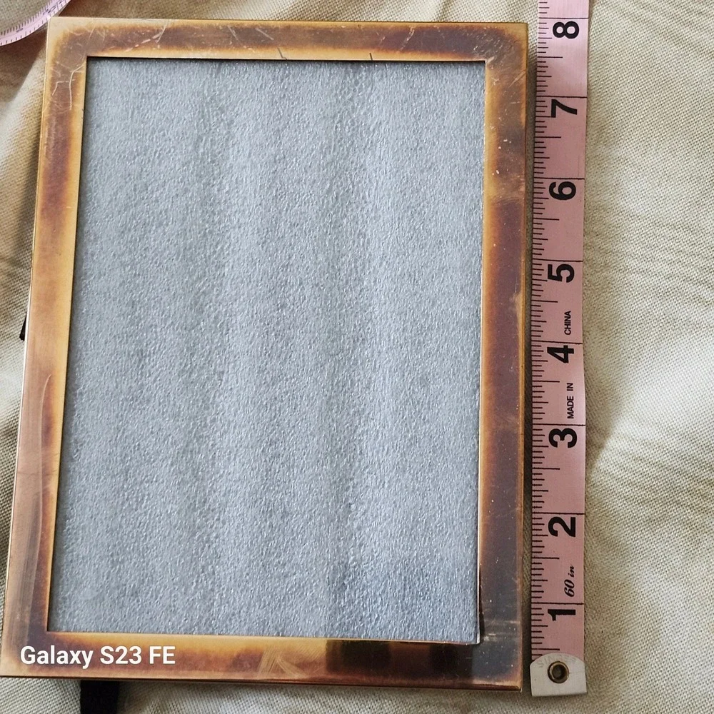 Pottery Barn Picture Frame 5x7 Bronze Copper Metallic Rectangular Modern